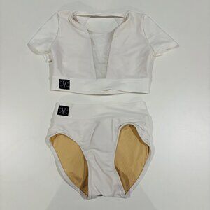 Kandi Kouture 2 Piece White Set Children's M
